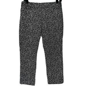 7th Avenue Suiting Collection black & white cropped‎ pants 4